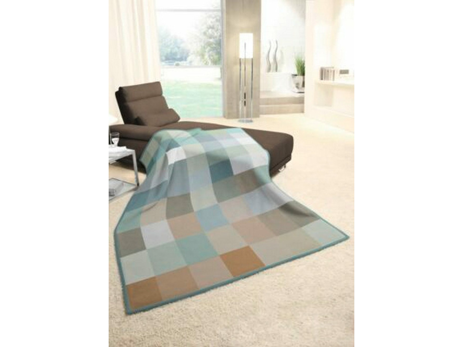 Плед 806703 Blue Tones Woven хлопковый 150*200 / Biederlack Плед 806703 Blue Tones Woven хлопковый 150*200 / Biederlack