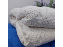 Плед 23С-89-ШР Альба-2 льняной 175*220 / Белорусский лен Плед 23С-89-ШР Альба-2 льняной 175*220 / Белорусский лен