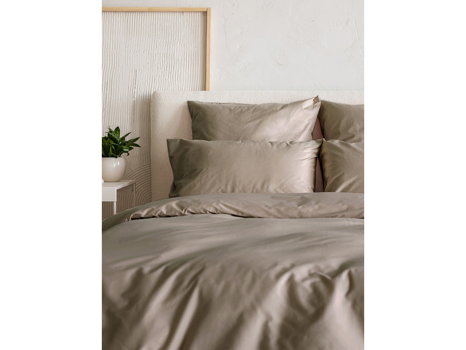 Пододеяльник KL-5 (406) гладкий порох сатин однотонный 175*215 / Tia