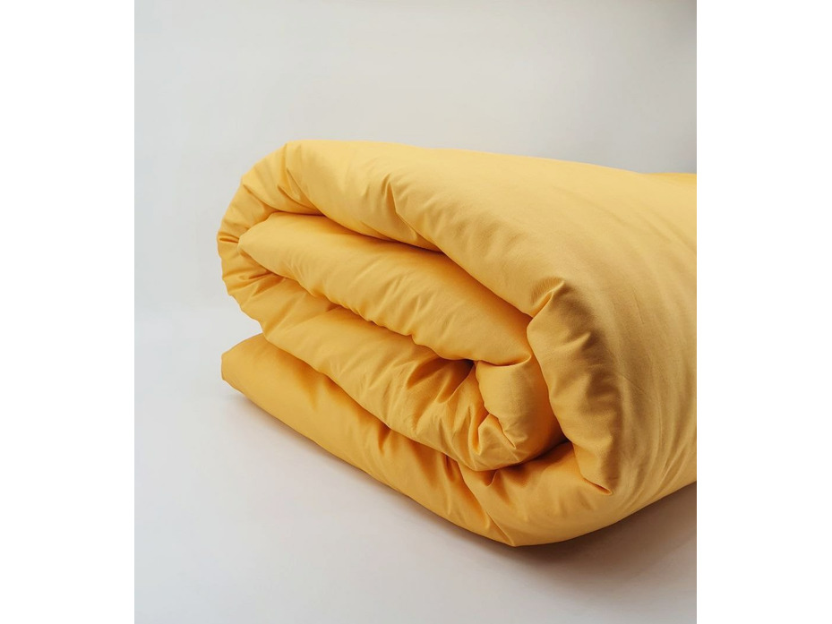 Пододеяльник 213KL-160 оранжевый сатин однотонный 200*220 / Tia