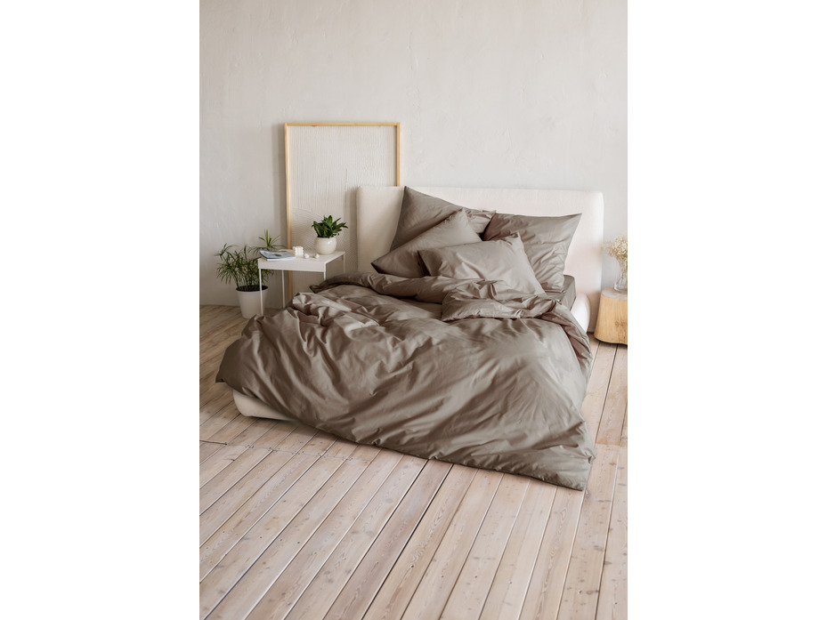 Пододеяльник KL-5 (406) гладкий порох сатин однотонный 160*220 / Tia