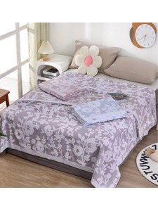 Покрывало 2208327 Нежные цветы хлопковое 150*200 / 7-я