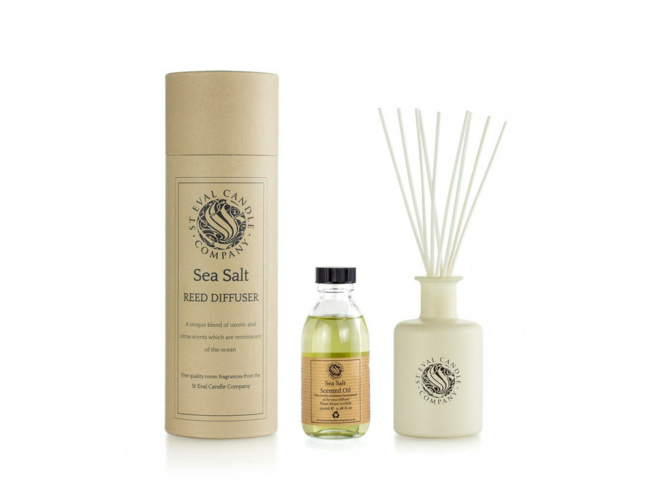 Морская соль, Ароматический диффузор с палочками, 150 мл / St Eval