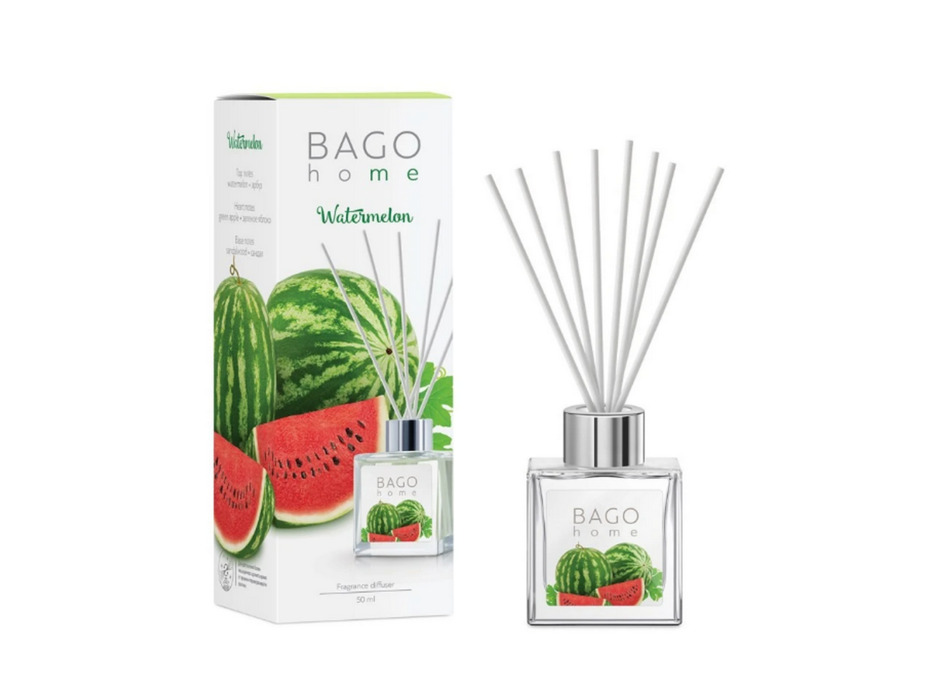 Арбуз BGH0606, Диффузор с палочками, 50 мл / Bago Home