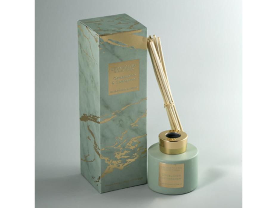 Оробланко и кардамон / Диффузор с палочками 120 мл / StoneGlow