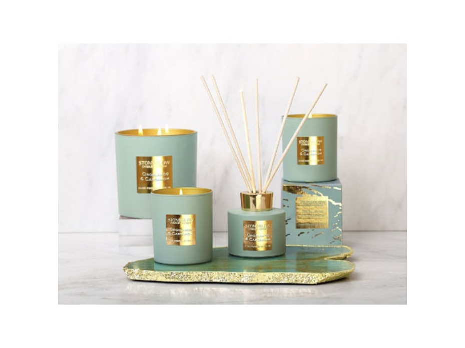 Оробланко и кардамон / Диффузор с палочками 120 мл / StoneGlow