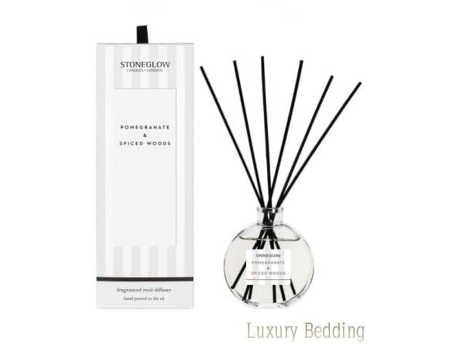 Гранат и Пряное дерево / Диффузор с палочками 140 мл / StoneGlow