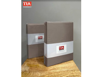 Простыня на резинке KL-5(406) Гладкий порох сатин 90*200 / Tia Простыня на резинке KL-5(406) Гладкий порох сатин 90*200 / Tia