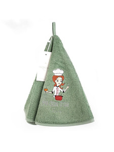 Полотенце круглое Round махровое в подарочной упаковке D=70 / Maison Dor