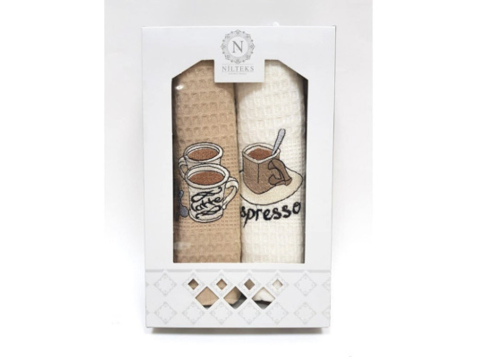 Набор полотенец Nilteks Vip Towell вафельные 40*60 (2 шт) / Activ