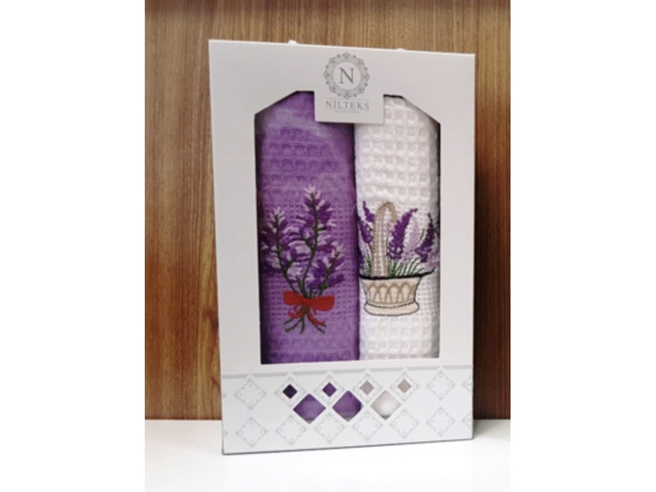 Набор полотенец Nilteks Vip Towell вафельные 40*60 (2 шт) / Activ