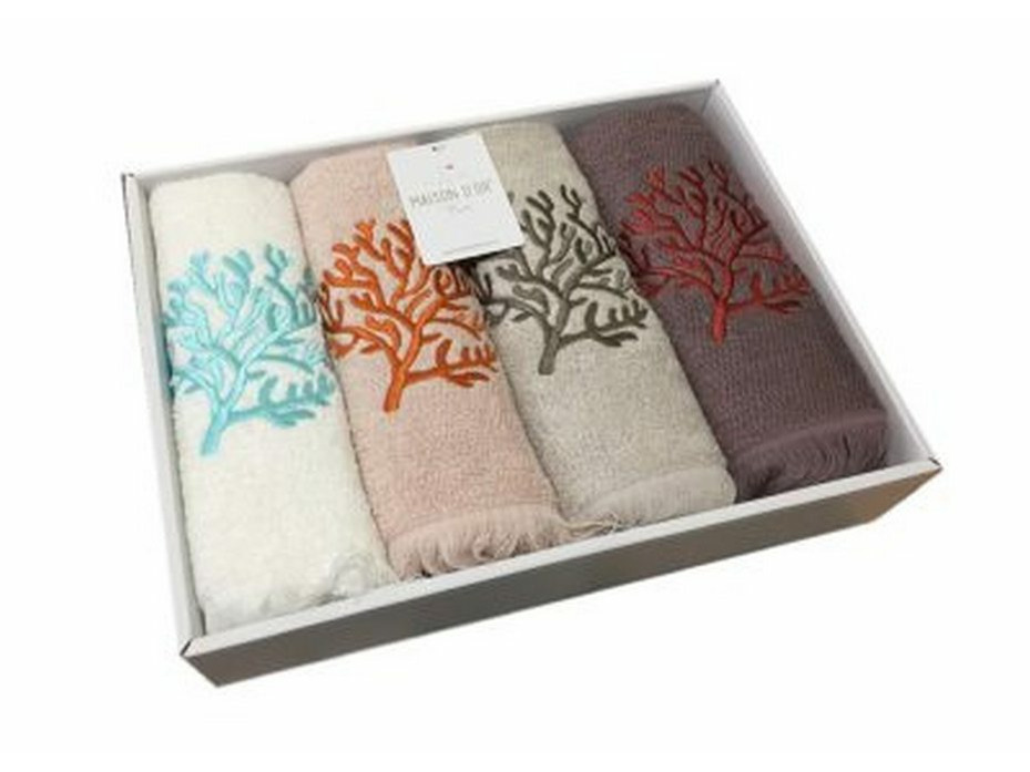 Набор полотенец Coral махровые (40*60, 4 шт) / Maison Dor