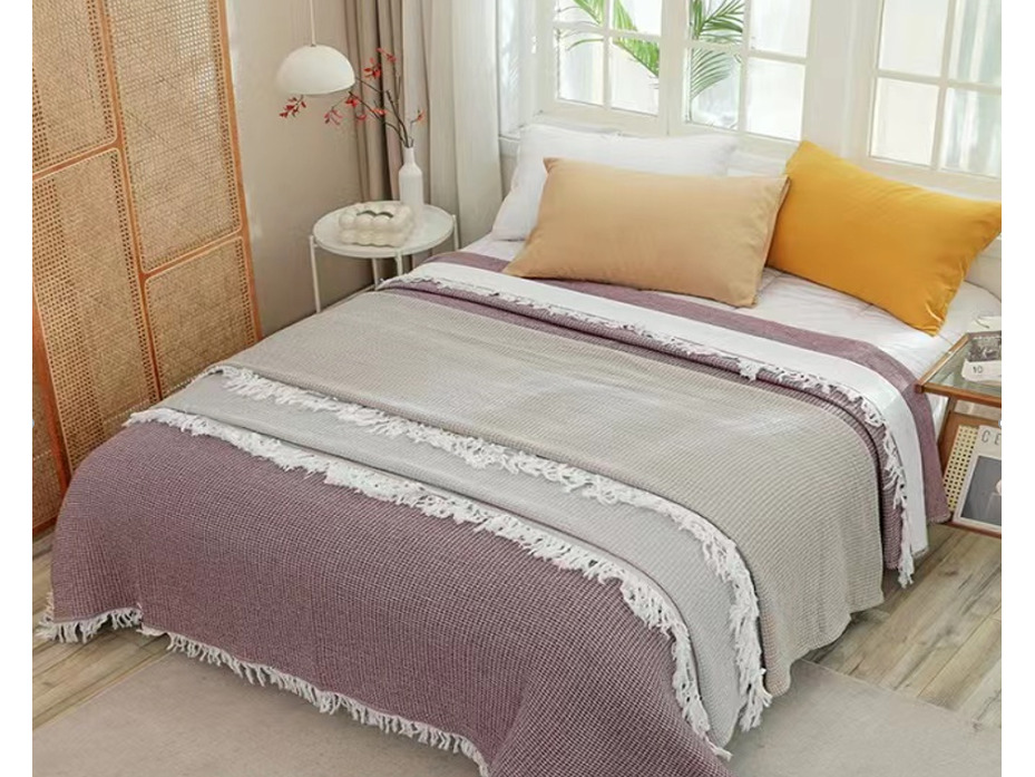 Покрывало 4608266 Рябь хлопковое 150*200 / 7-я Покрывало 4608266 Рябь хлопковое 150*200 / 7-я