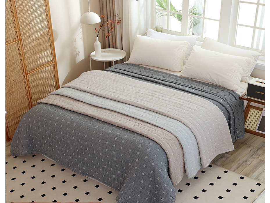 Покрывало 4608314 Мелкий квадрат хлопковое 150*200 / 7-я Покрывало 4608314 Мелкий квадрат хлопковое 150*200 / 7-я