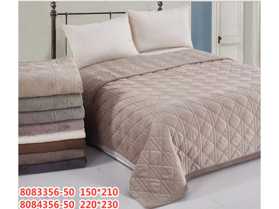 Покрывало 8084356 Ромб 3D велюровое 220*230 / 7-я