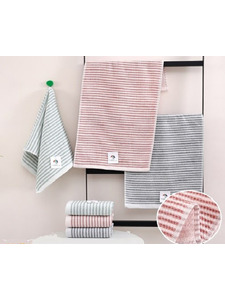 Полотенце 5104225 Узкие полоски махровое 35*75 / 7-я Полотенце 5104225 Узкие полоски махровое 35*75 / 7-я