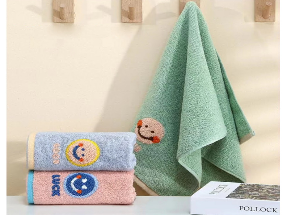 Полотенце 1906077 Смайл махровое 70*140 / 7-я