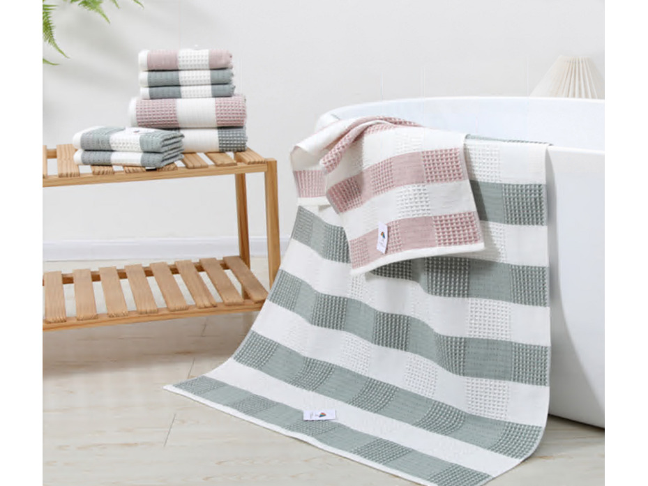 Полотенце 5106208 Клетка вафельное 70*140 / 7-я