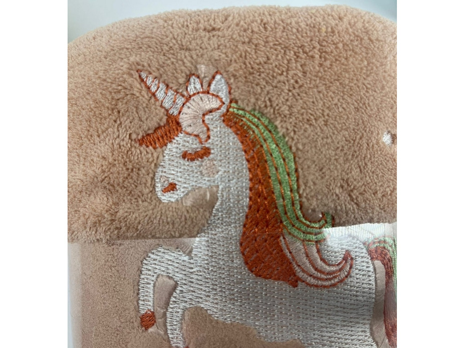 Полотенце 7506108 Единорог микрофибра 70*140 / 7-я