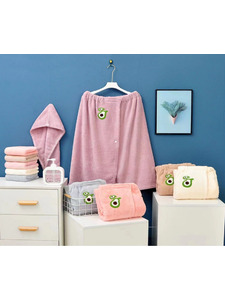 Набор для сауны женский 7540195 Авокадо (килт 80*165, чалма) микрофибра / 7-я