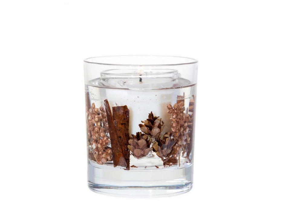 Пало санто и амбра / Свеча в стеклянном стакане / StoneGlow