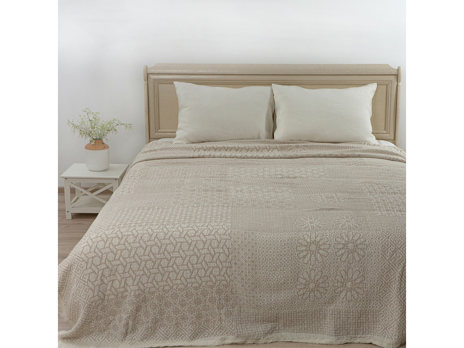 Покрывало 19С203-ШР Медитация льняное 200*230 / Белорусский лен Покрывало 19С203-ШР Медитация льняное 200*230 / Белорусский лен