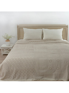 Покрывало 19С203-ШР Медитация льняное 200*230 / Белорусский лен