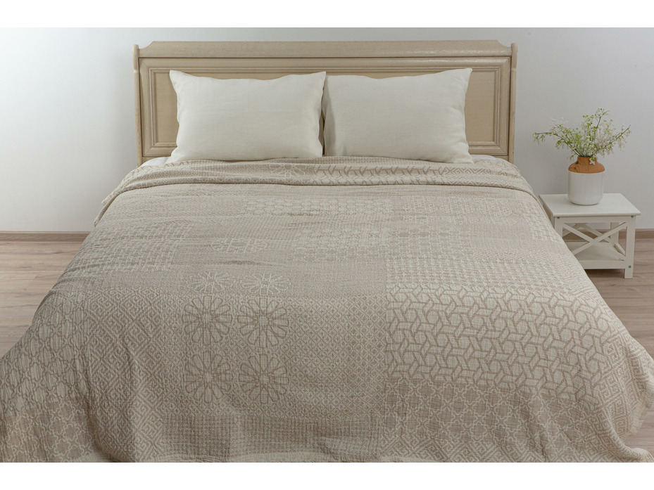 Покрывало 19С203-ШР Медитация льняное 200*230 / Белорусский лен Покрывало 19С203-ШР Медитация льняное 200*230 / Белорусский лен