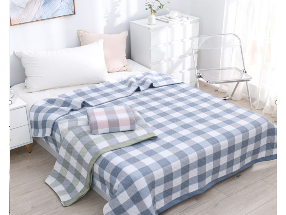 Покрывало 2010128 Клетка хлопковое 200*230 / 7-я