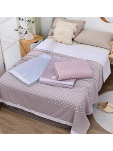Покрывало 2210334 Сердечки хлопковое 200*230 / 7-я