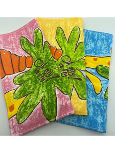 Полотенце 5104115 Яркая Африка махровое 34*75 / 7-я