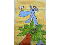 Полотенце 5104115 Яркая Африка махровое 34*75 / 7-я