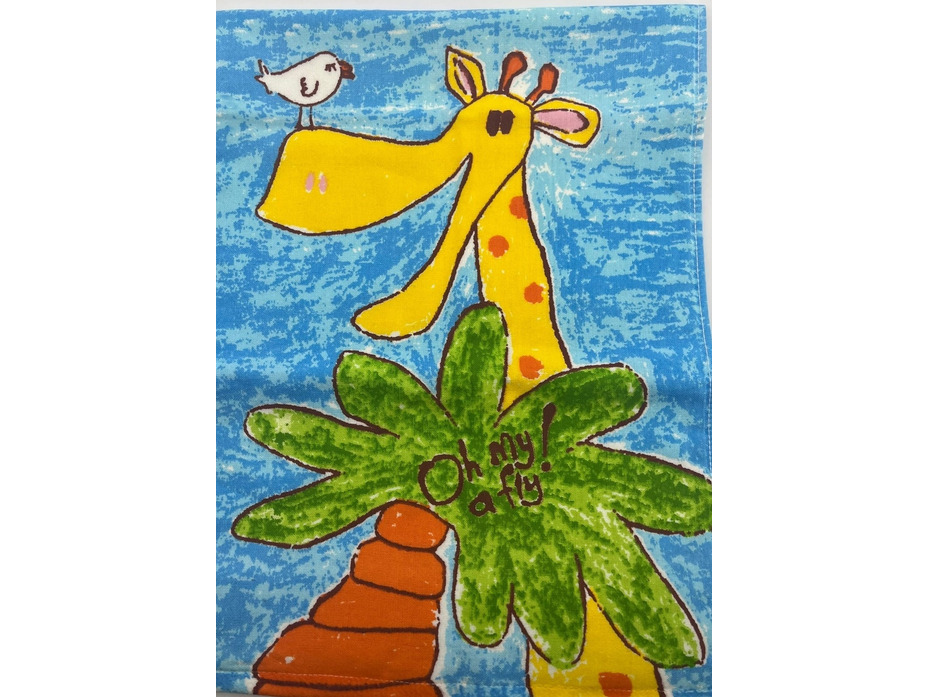 Полотенце 5104115 Яркая Африка махровое 34*75 / 7-я