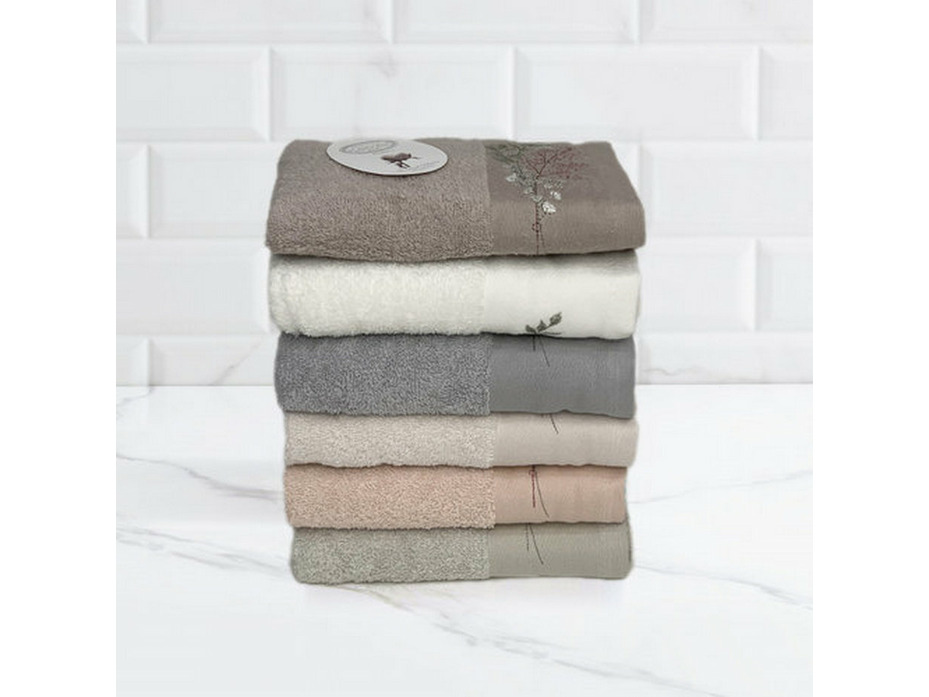 Полотенце H 7001 Elit Sorgut махровое 70*140 / Karven