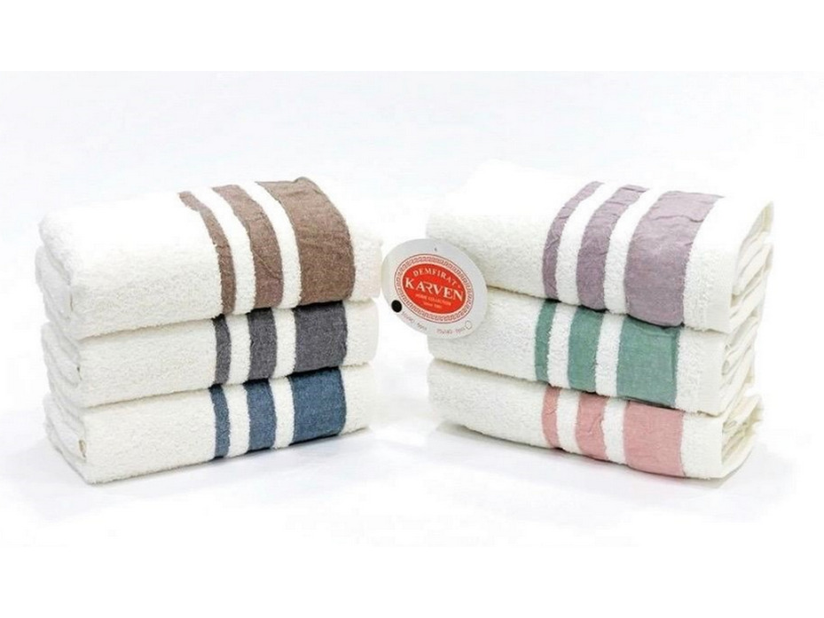 Полотенце H3172 Vip cotton naturel махровое 50*90 / Karven Полотенце H3172 Vip cotton naturel махровое 50*90 / Karven