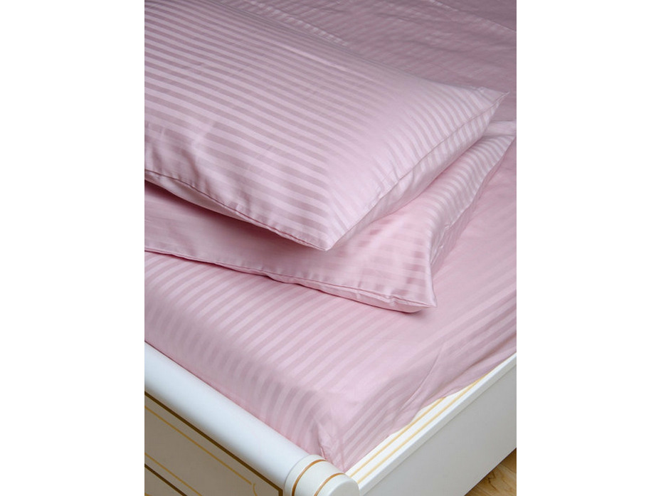 Простыня с наволочками Cizgili страйп сатин 240*260, 50*70 (2 шт) / Maison Dor