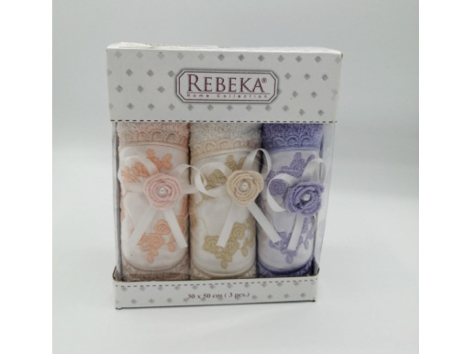 Набор полотенец Rebeka 3D Nakishle махровые (30*50, 3 шт) / Activ
