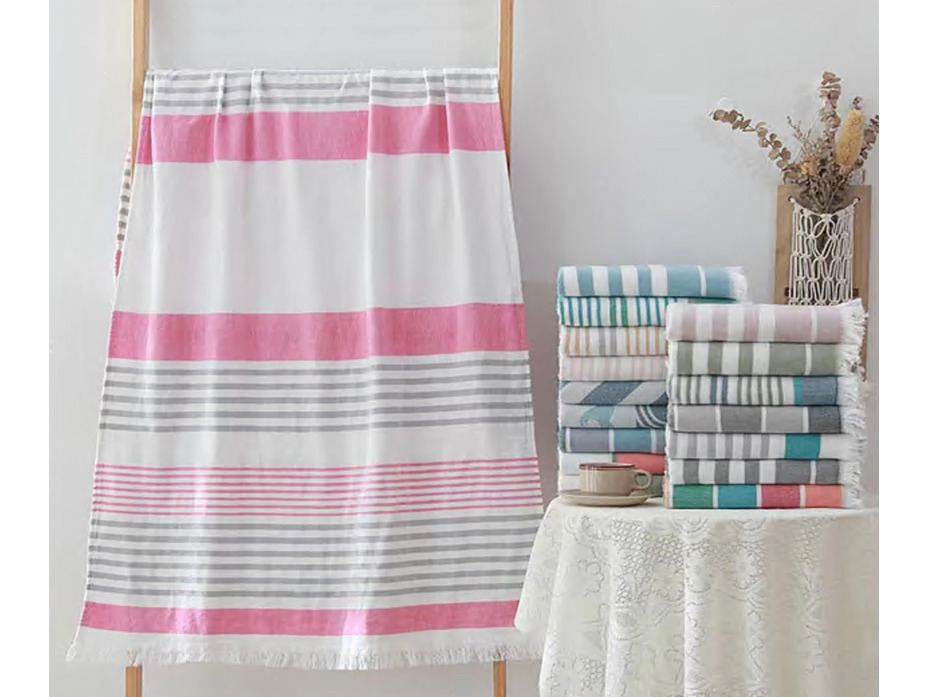 Полотенце 4606151 Ассорти полоска, зигзаг хлопковое 75*150 / 7-я Полотенце 4606151 Ассорти полоска, зигзаг хлопковое 75*150 / 7-я