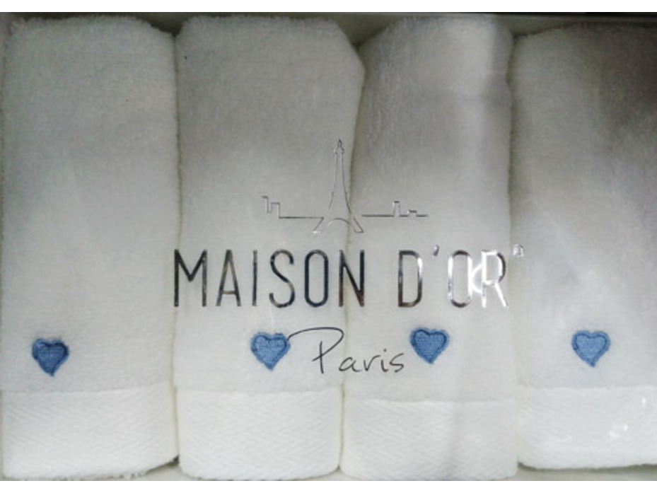 Набор полотенец Love махровые 30*50 (4 шт) / Maison Dor