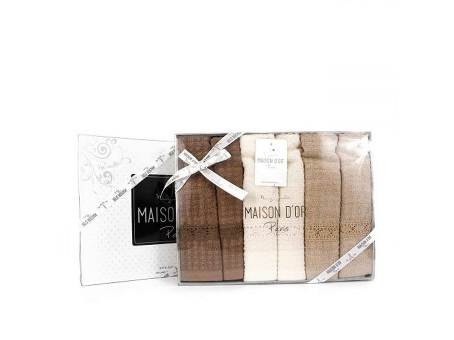 Набор полотенец Autentik вафельные (40*60, 6 шт) / Maison Dor Набор полотенец Autentik вафельные (40*60, 6 шт) / Maison Dor