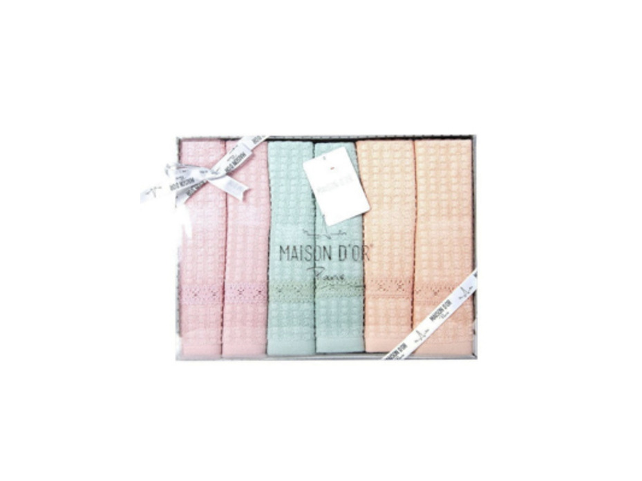 Набор полотенец Autentik вафельные (40*60, 6 шт) / Maison Dor Набор полотенец Autentik вафельные (40*60, 6 шт) / Maison Dor