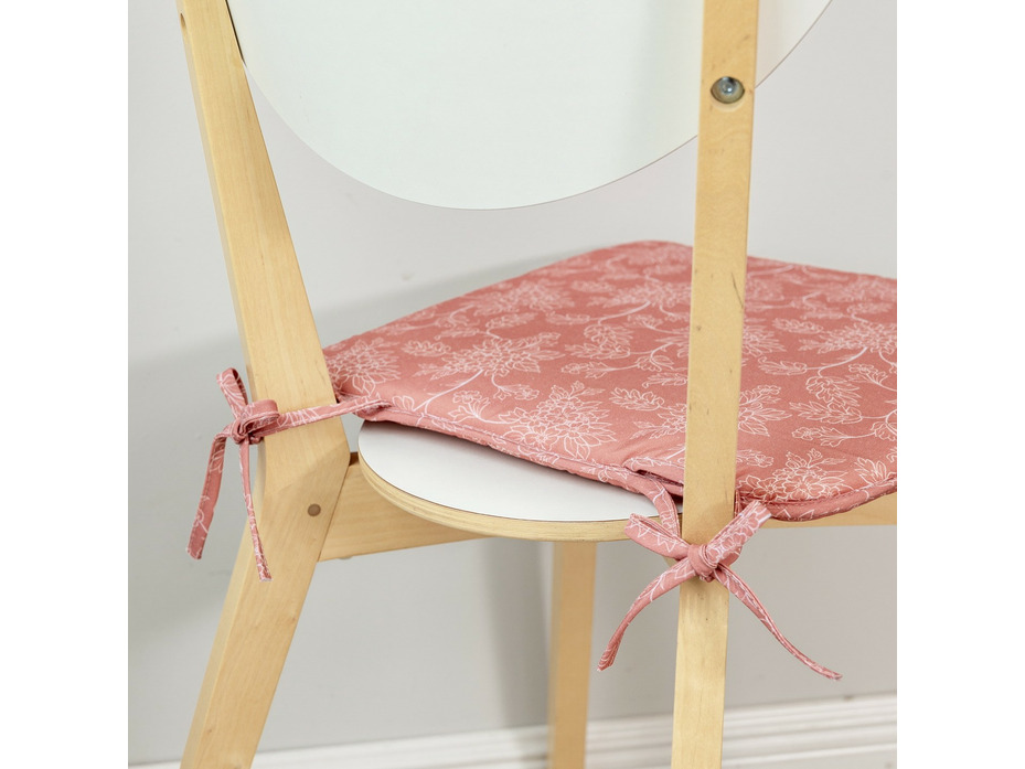 Подушка для стула Сильва велюровая 40*40 / Sofi de Marko