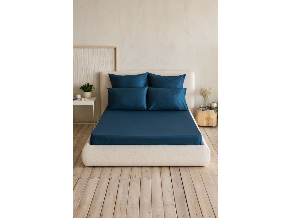 Простыня 213KL-026 звездный сатин однотонный 150*215 / Tia