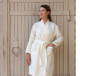 Халат женский Kimono вафельный / Luxberry