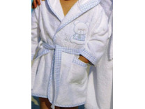 Халат детский с тапочками Alpha махровый с капюшоном / Maison Dor