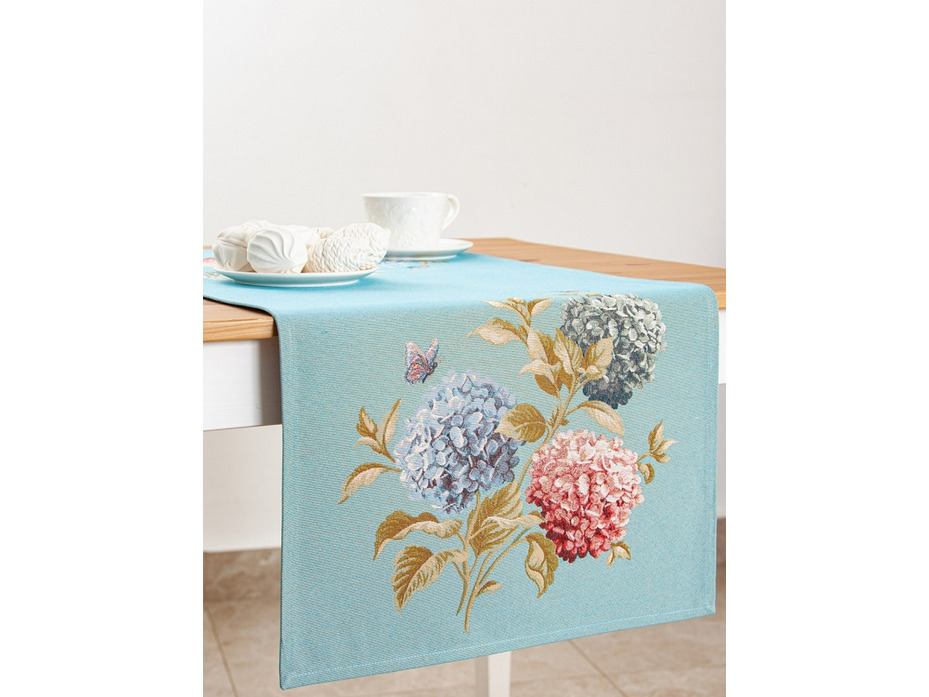 Дорожка Гортензии 05330 гобелен 44*130 / Le Gobelin