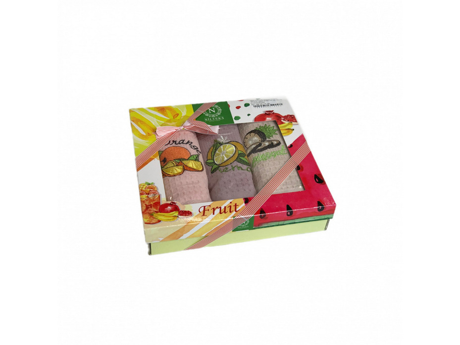 Набор полотенец HM 740 вафельные (40*60, 3 шт) / Karven Набор полотенец HM 740 вафельные (40*60, 3 шт) / Karven