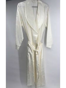 Халат женский натуральный шелк, Жемчужины кремовые / Silk Made in Germany