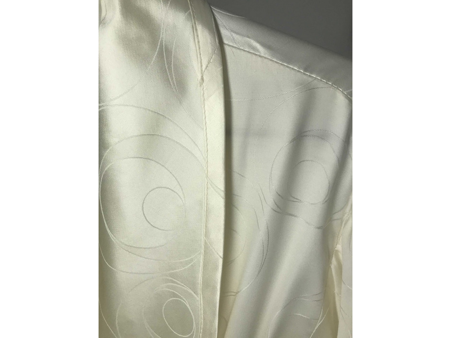Халат женский натуральный шелк, Жемчужины кремовые / Silk Made in Germany