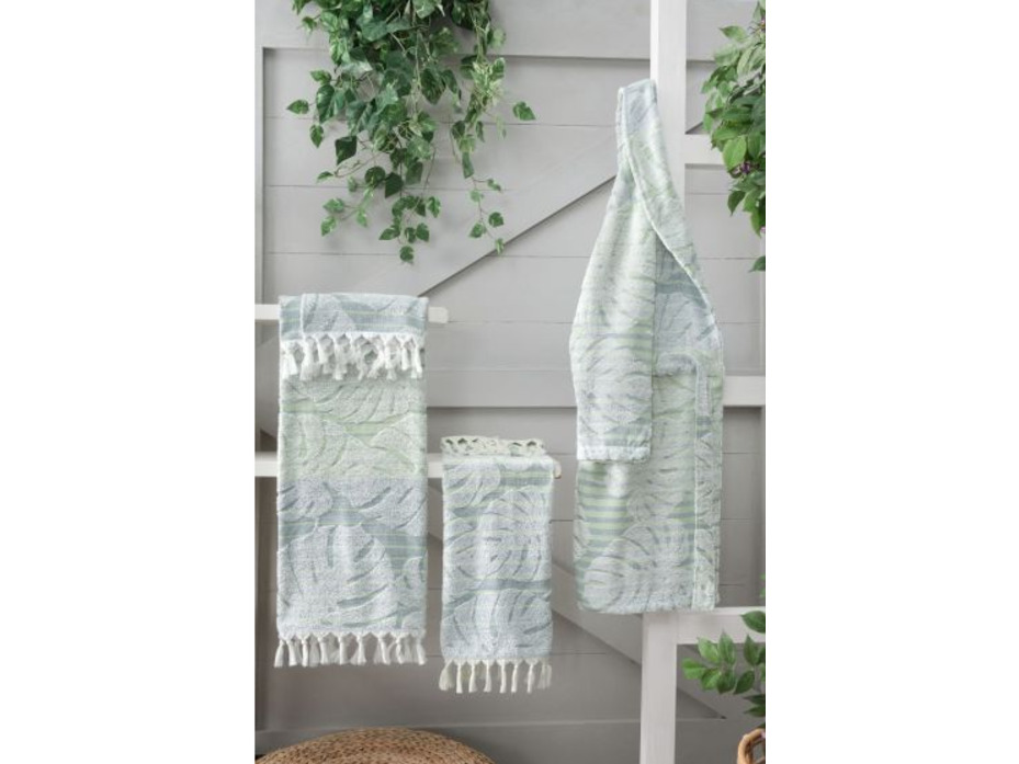 Полотенце H 996 Saraev Puffin махровое 80*160 / Karven